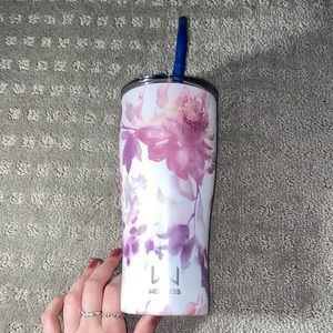 Wellness 30oz Stainless Steel Tumbler with Straw